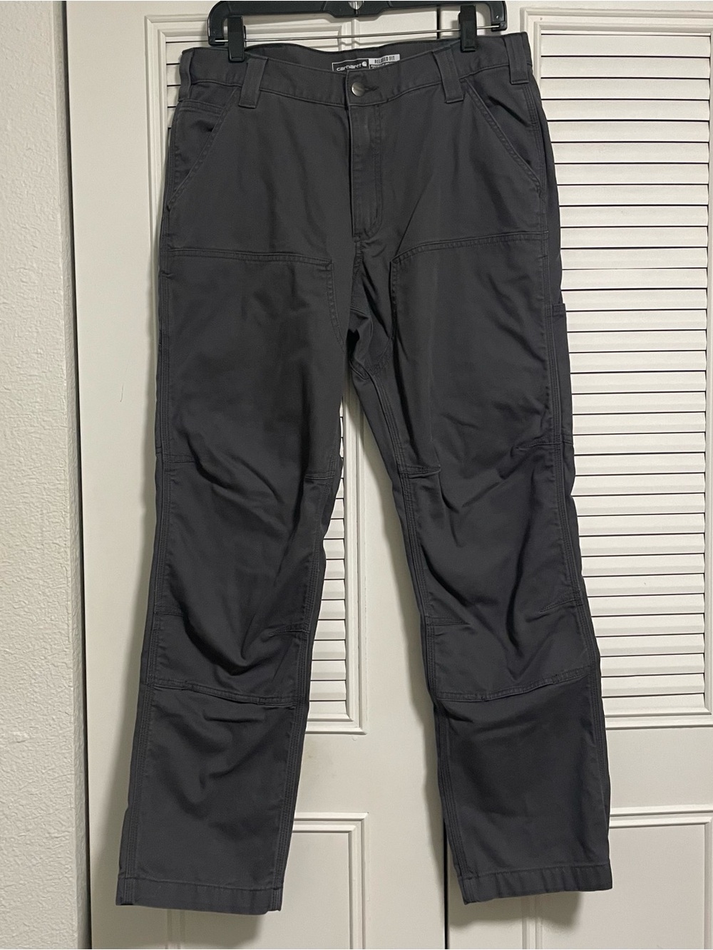 Carhartt Men's Dark Gray Cargo Work Pants